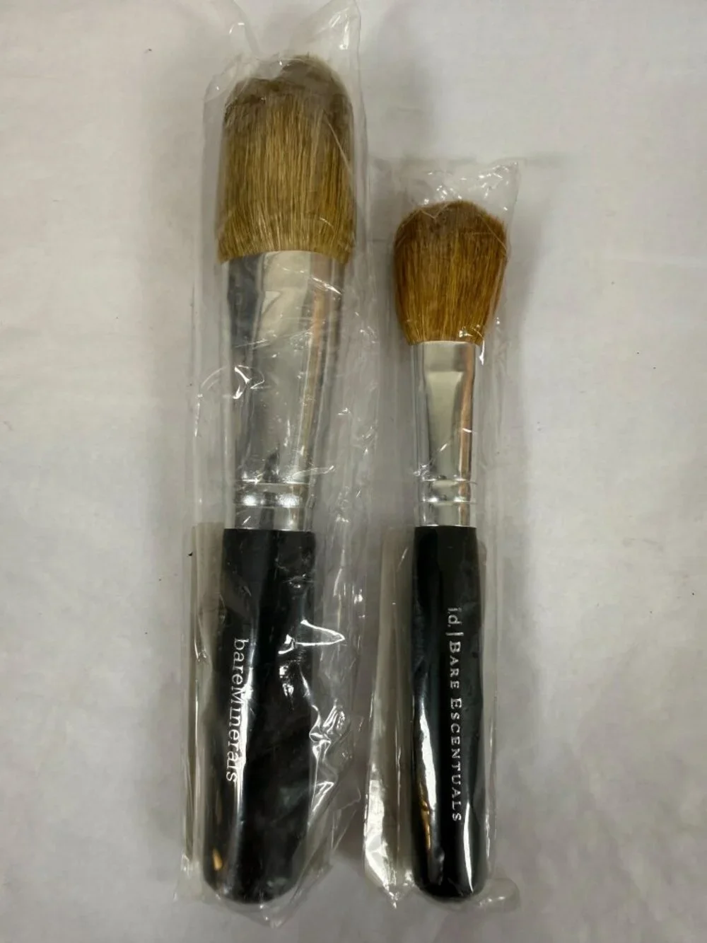 2 BareMinerals Tapered Blush Brush & Full Flawless Face Brush New